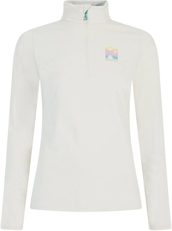 Protest - PRTGentle - Skipully Dames - Kitoffwhite - Lange Mouwen - 1/4 Rits