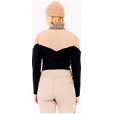 Protest - PRTJelisa - Skipully Dames - True Black - Lange Mouwen - 1/4 Rits