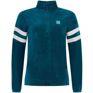 Protest - PRTMiek - Skipully Dames - Rainstorm Blue - Outdoor Fleece Sweater - Lange Mouwen - 1/4 Rits