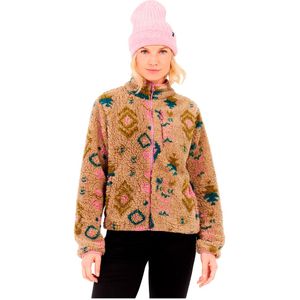 Protest - PRTAdel - Fleece Vest - Camel/Roze/Blauw