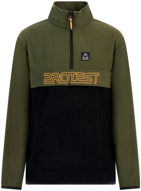Protest - PRTSkylar - Skipully - Aspen Green - Lange Mouwen - 1/4 Rits - Fleece
