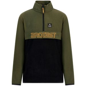 Protest - PRTSkylar - Skipully - Aspen Green - Lange Mouwen - 1/4 Rits - Fleece