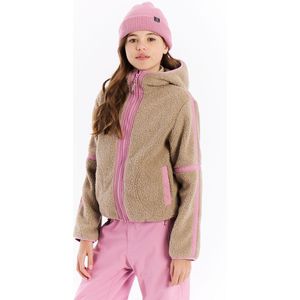Protest - PRTJaggy - Fleece Vest - Beige/Roze
