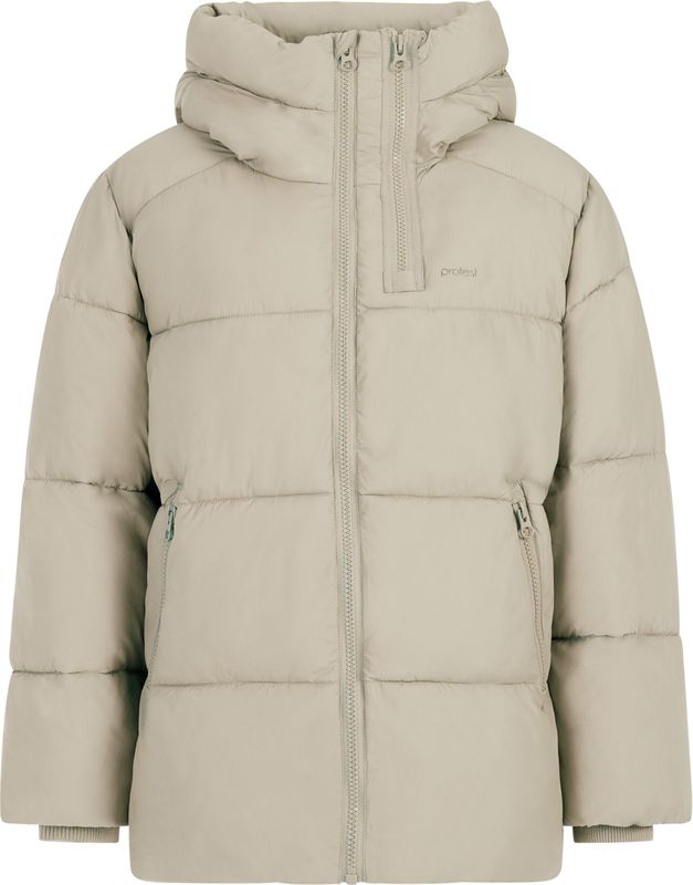 Protest - PRTSelby - Outdoorjas - Bamboobeige - Puffer - Waterafstotende Afwerking