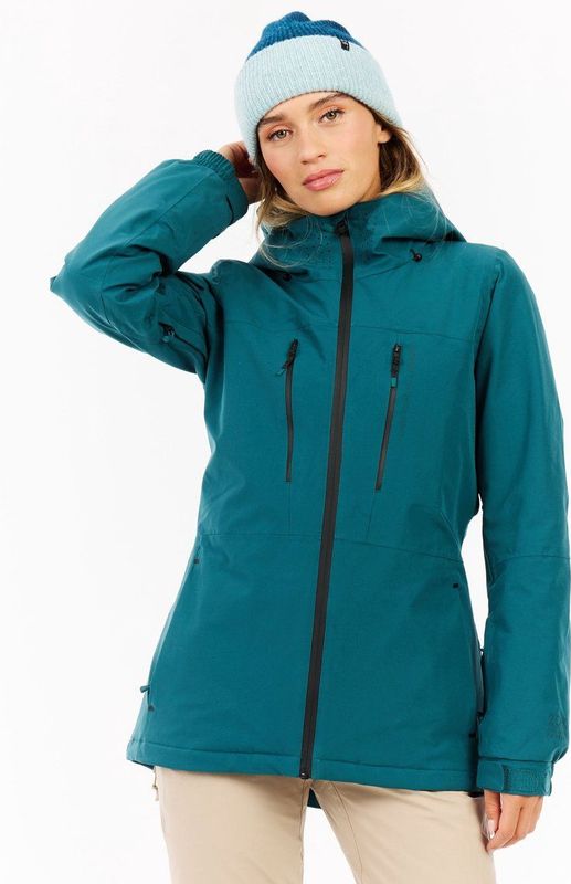 Protest - PRTEffect - Skijas Dames - True Black - Afritsbare Tailleband - Puffer - Winterjas