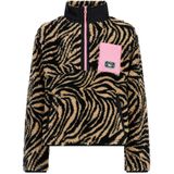 Protest - PRTDenica JR - Teddy Fleece Trui - Camel/Zwart