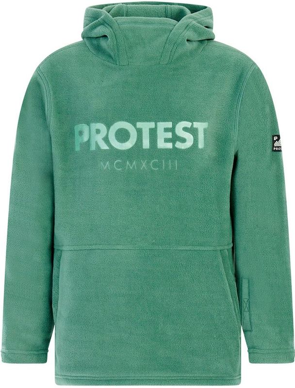 Protest - PRTPhil JR - Hoodie - Aspen Green - High-pile Teddy Fleece - Lange Mouwen - Capuchon