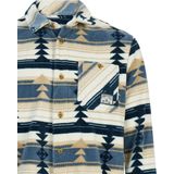 Protest Prtmitchel - Shacket Heren - Outdoor - Overshirt - High-pile teddy fleece – Twilight Navy