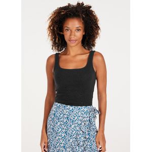 Protest - PRTDAZE - Tanktop - True Black - Mouwloos - Ronde Hals