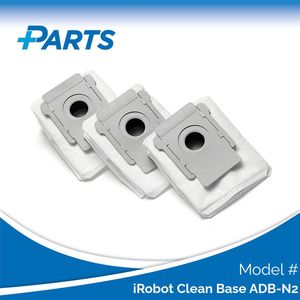 iRobot Clean Base ADB-N2 Stofzakken (3 Stuks, Plus.Parts® alternatief voor 4626194 / 4640235)