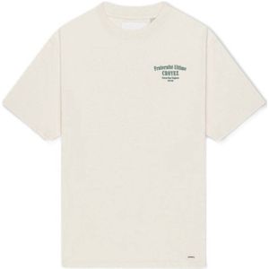 Croyez - FRATERNITÉ - T-shirt - Ecru - Regular Fit - Korte Mouwen