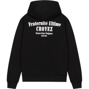 Croyez Fraternité Zip Hoodie - Black XXS