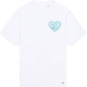 Croyez Stitched Heart T-Shirt - White XXS