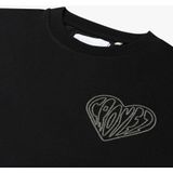 Croyez Stitched Heart T-Shirt - Black XXS