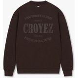 Croyez - Stamp Sweater - Bruin - Regular Fit