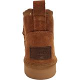 Warmbat Durack Wom Suede Boot Zip Cogn Dames Pantoffels - Cognac