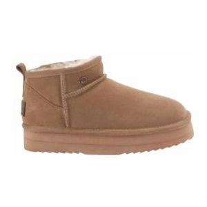 Boots Warmbat Women Durack Suede Plateau Camel-Schoenmaat 40