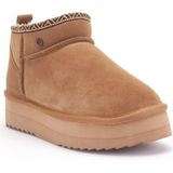 Warmbat - Durack - Enkellaarsjes - Cognac - Leer