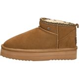 Warmbat - Durack - Enkellaarsjes - Cognac - Leer