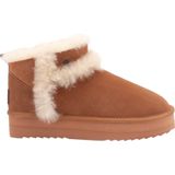 Warmbat - WLY3761/25 Wallaby - Enkellaarsjes - Bruin - Plateau Wool