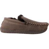 Warmbat - Grizzly - Pantoffel - Donkerbruin - Leer