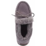 Warmbat - Koala - Pantoffels - Pruim - Suède - Merinowol Voering