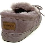 Warmbat - Koala - Pantoffels - Pruim - Suède - Merinowol Voering