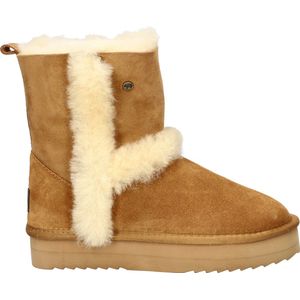 Warmbat Australia Kangaroo Plateau dames gevoerde boot - Cognac