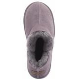 Warmbat Pantoffel Willow Suede Plateau Plum