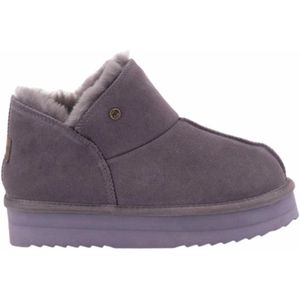 Warmbat Pantoffel Willow Suede Plateau Plum