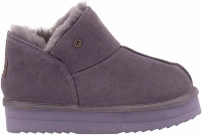 Warmbat Pantoffel Willow Suede Plateau Plum