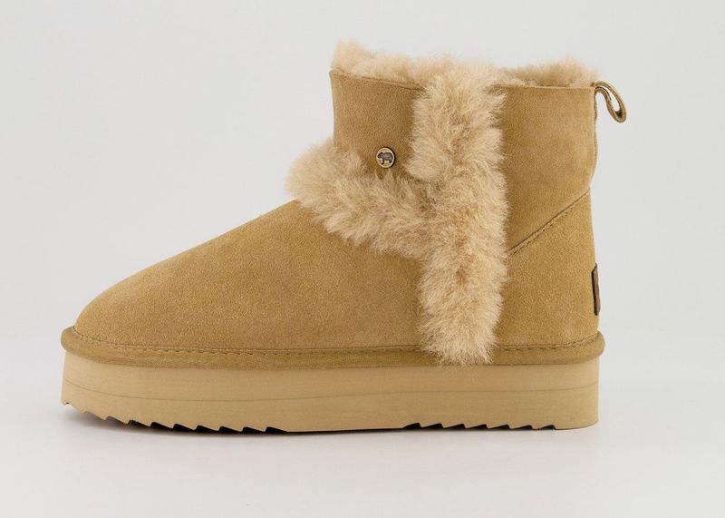 Warmbat Wallaby - dames laars - beige