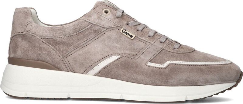 Greve - Walker H - Herensneakers - Beige - Suède