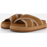 Warmbat - Nullagine - Slippers - Cognac - Suede