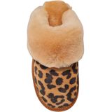 Warmbat - Collie Panther Print - Pantoffels - Chestnut - Dames