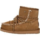 Warmbat - Kalbarri - Suede Lace Boot - Cognac - Dames Laarzen