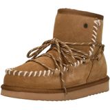 Warmbat - Kalbarri - Suede Lace Boot - Cognac - Dames Laarzen