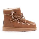 Warmbat - Kalbarri - Suede Lace Boot - Cognac - Dames Laarzen