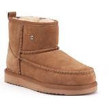 Warmbat - Wallaby - Enkellaars - Cognac - Suède - Gevoerd met Schapenwol