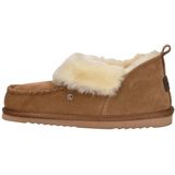 Warmbat - Wiluna - Pantoffel - Cognac - Suède - 100% Merinowol