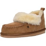 Warmbat - Wiluna - Pantoffel - Cognac - Suède - 100% Merinowol