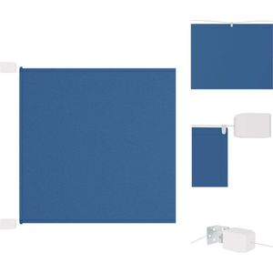 vidaXL Balkonscherm - Verticale Bescherming tegen Wind en Privacy - 140 x 1.200 cm - Blauw - Parasol