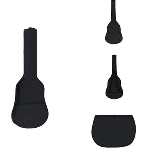vidaXL gitaartas 1/2 - zwart stof 94x35cm - Gitaarkoffer
