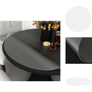 vidaXL Tafelbeschermer - Tafelbeschermers - Tafelfolie - Tafelfolies - Tafelbeschermer Ø80 cm 2 mm PVC mat