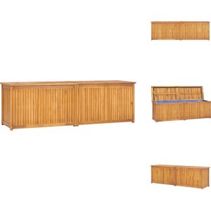 Vidaxl - Gartenboxen - Living Gartenbox 175x50x55 cm Massivholz Teak - Braun