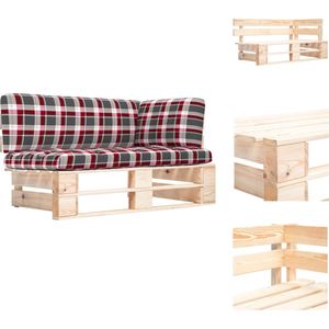 Vidaxl - Outdoor-Ecksofa Paletten Kiefernholz Imprägniert - Gartensorga - Holzmöbel - Gartenlounge - Eckbank - Palettenmöbel