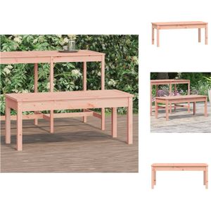 vidaXL Houten Tuinbank - Klassiek Douglashout - 109x44x45 cm - Draagvermogen 110 kg - Tuinbank