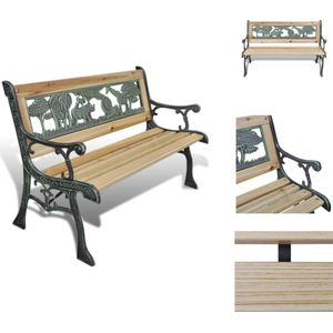 Vidaxl - Kinder-Gartenbank 84 cm Holz - Holz Gartenbank - Kinder Gartenbank - Outdoor Möbel - Balkon Dekoration - Terrasse Möbeln