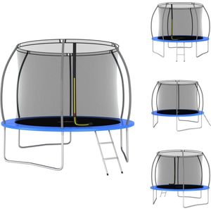 vidaXL Trampoline - Ronde Trampolineset 305 x 76 cm - GS gecertificeerd - Trampoline