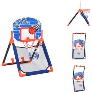 vidaXL Basketbalset - Basketbalsets - Basketbal Set - Basketbal Sets - Kinderbasketbalset multifunctioneel grond en muur
